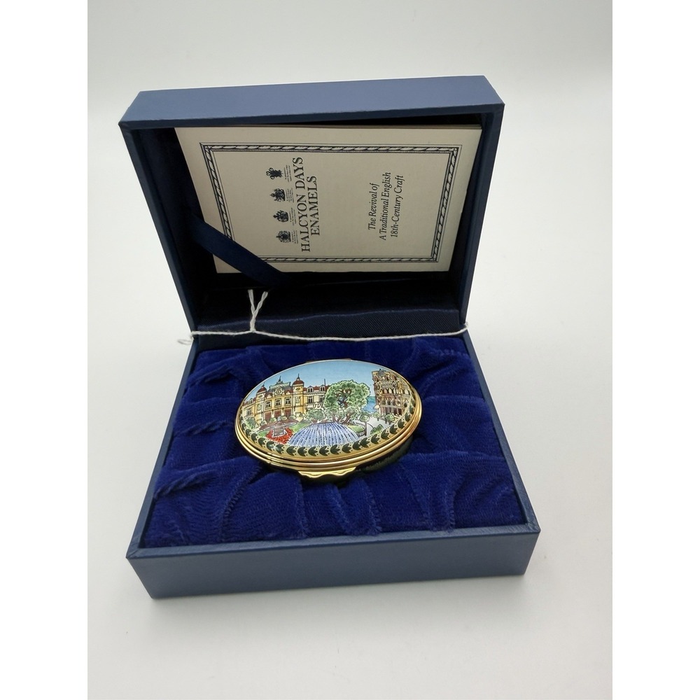 Halcyon Days Budapest & Prague 2015 Enamel Box LE 18/280 w/ Box Rare